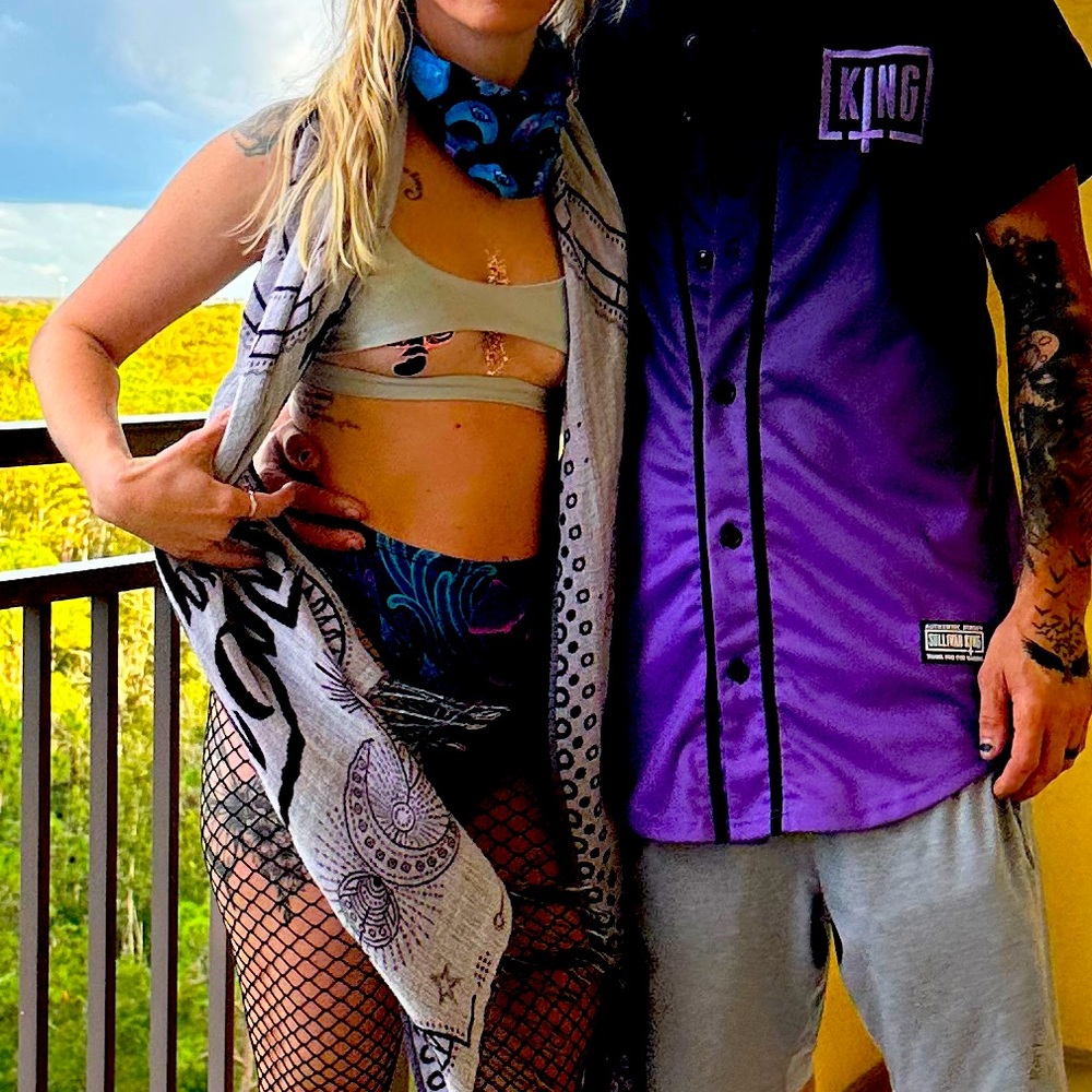 I Heart Raves Holographic Top